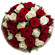букет из красных и белых роз. Гомель
